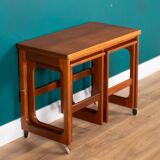 Retro Teak 1960s Mcintosh Nest Of 3 Tables Coffee Tables