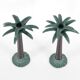 Set of brass candle holders
