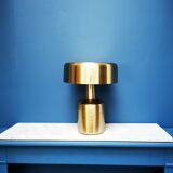Golden metal lamp