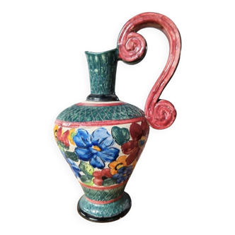 Ceramic carafe Vallauris 1960