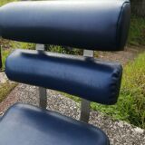 Set of 4 1970s hairdresser chairs in Space Age style.