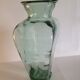 Trapeze vintage thick glass vase
