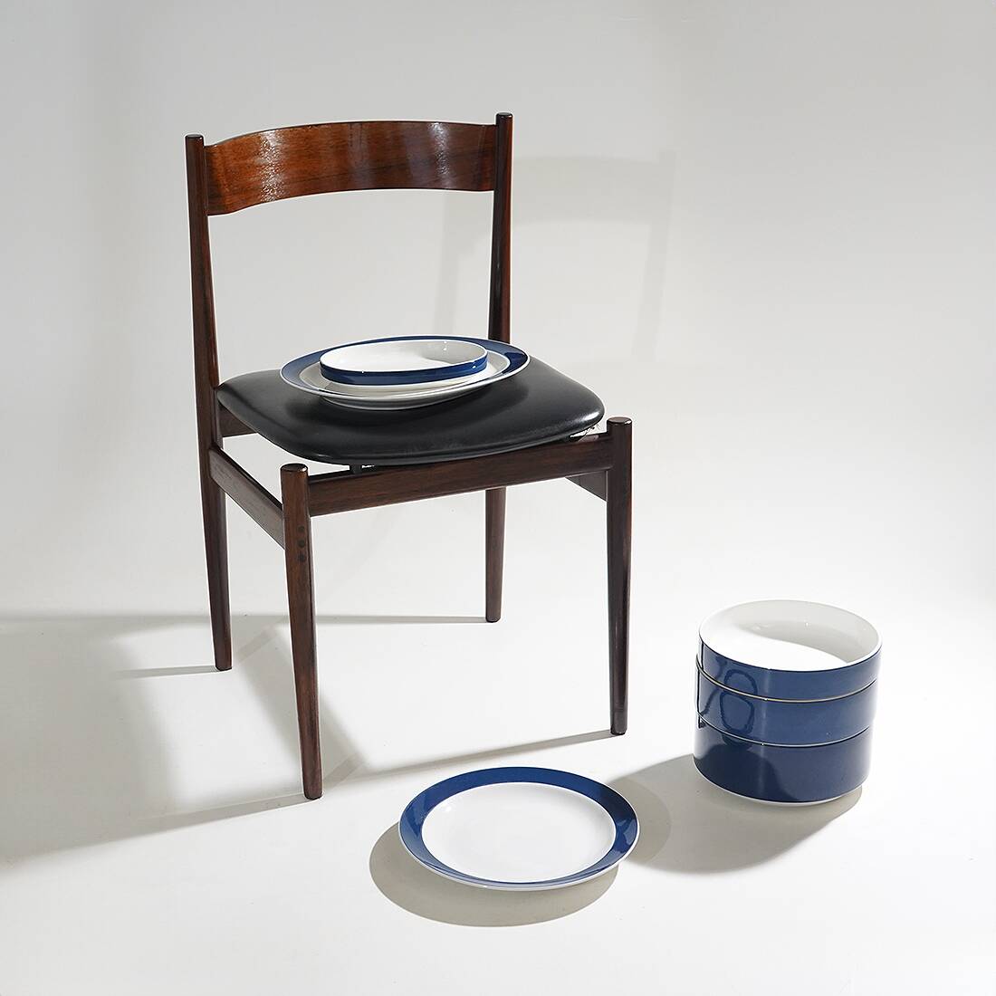 “Colonna” Service Set by Giovanni Garibaldi for Ginori, 1970s