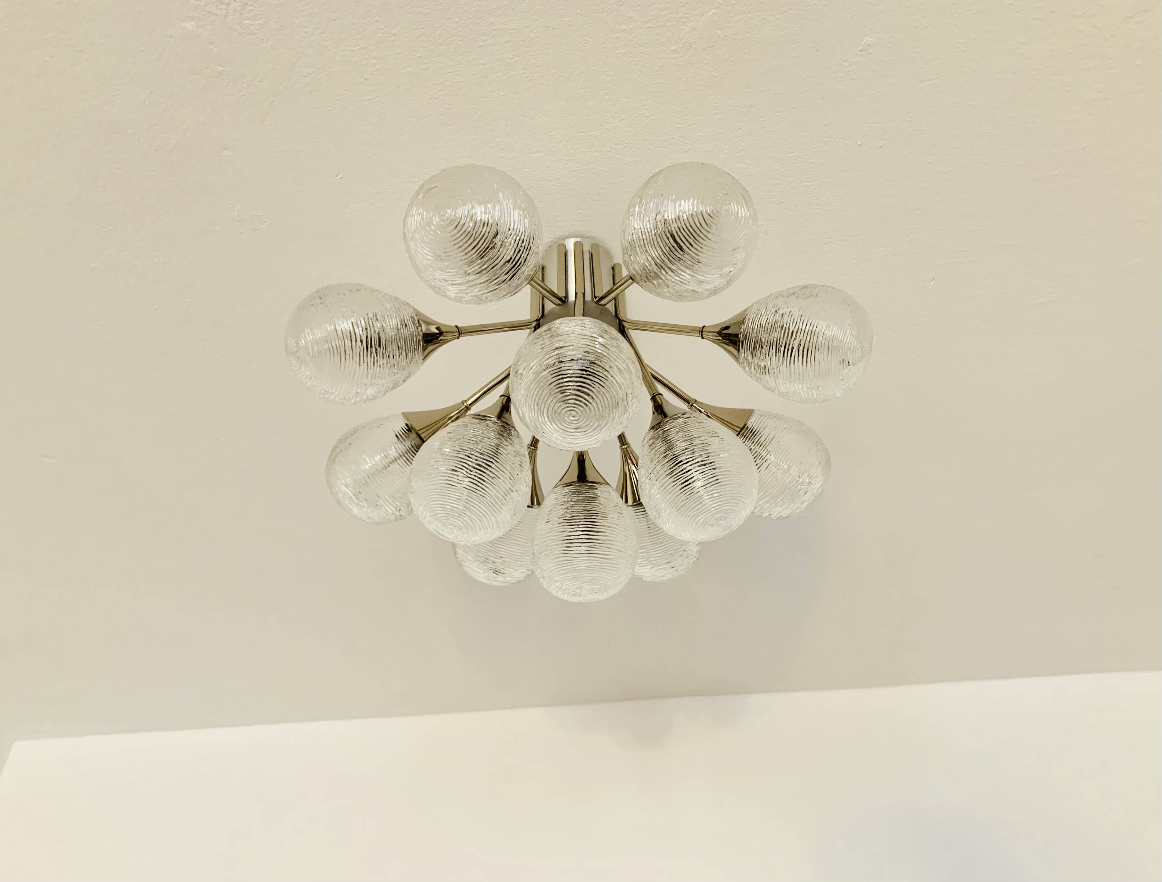 Sputnik Flush Chandelier