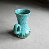 Green and blue lava ceramic pot pitcher