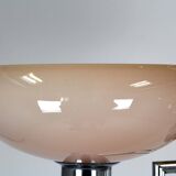 Lustre Art Déco Bauhaus chromé de Napako, ancienne Tchécoslovaquie, 1940