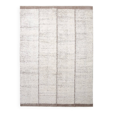 7x10 Kilim Brown & Beige Kilim Area Rug, 216x305Cm