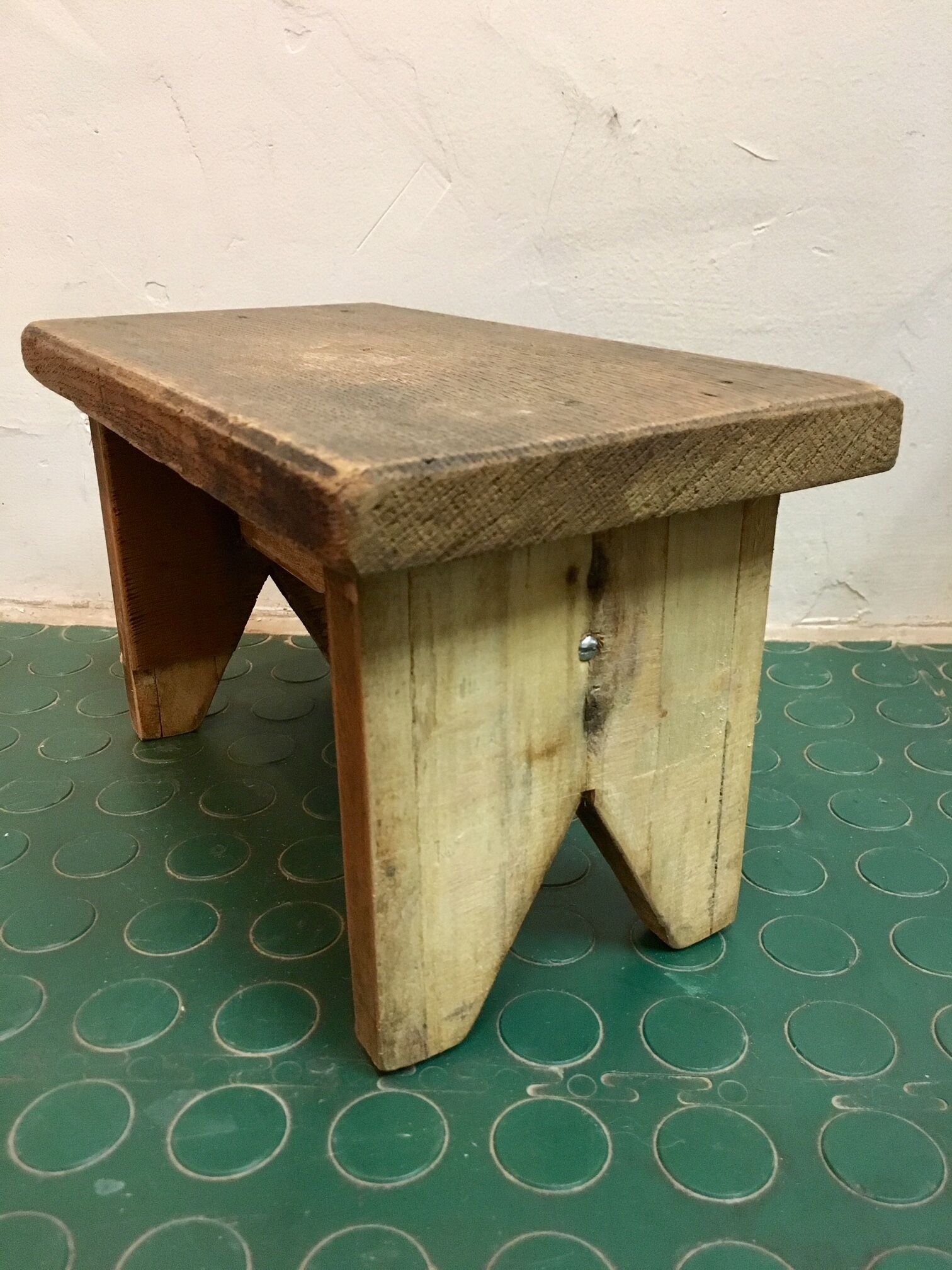 Vintage wooden stool