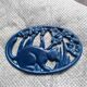 Dessous de plat fonte émaillée invicta chat bleu