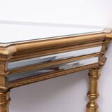 Console miroir De Knudt Hollywood Regency belge années 1970
