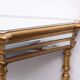 De Knudt Mirror Console Table Hollywood Regency Belgian 1970s