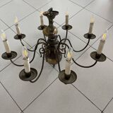 Lustre ancien en bronze