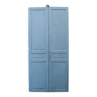 paire de grandes portes en bois ancienne