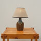 Scandinavian ceramic lamp by lyfa, 1970