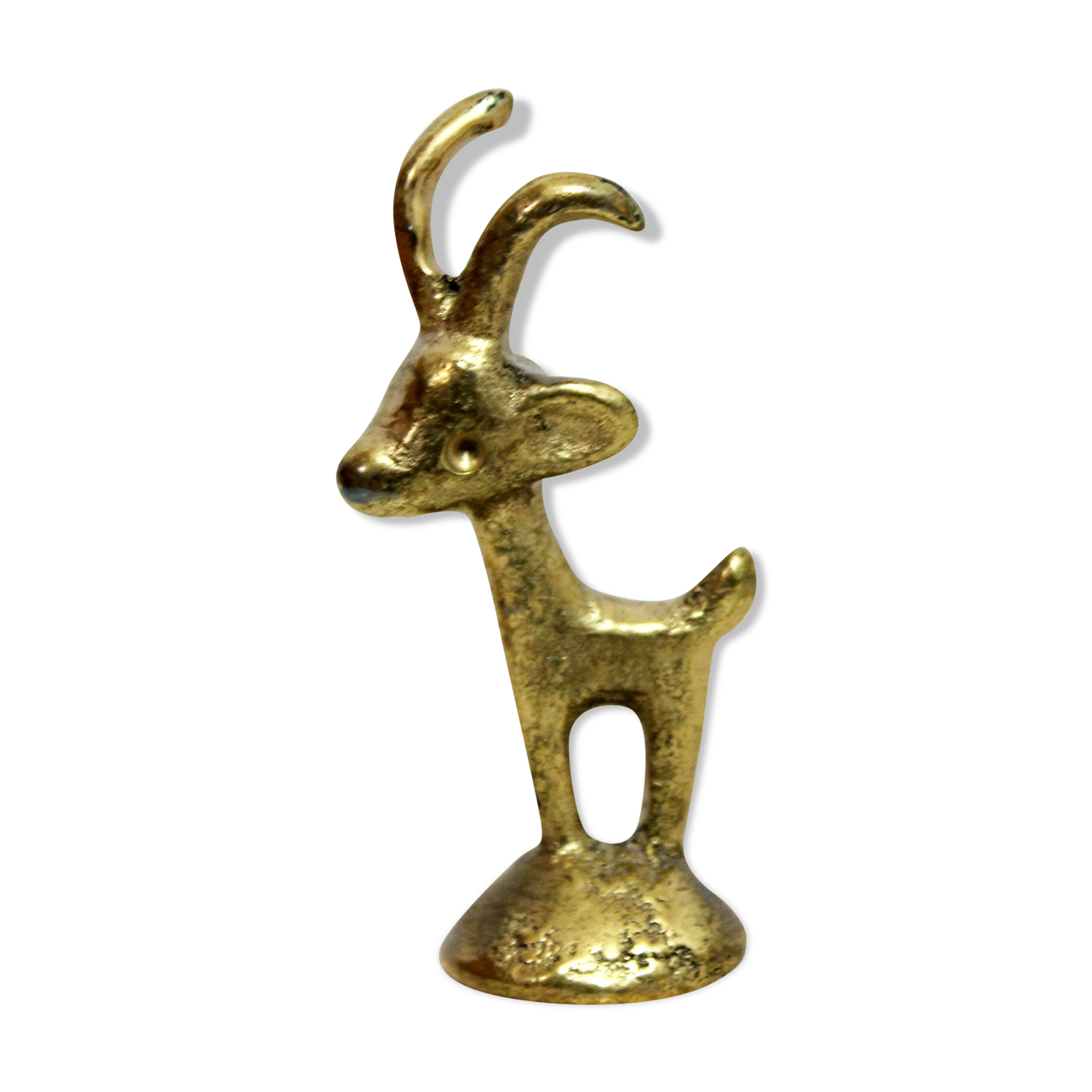 Bronze ibex by Walter Bosse
