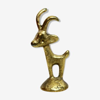 Bronze ibex by Walter Bosse