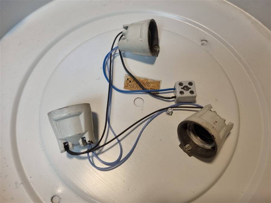 Vintage Staff ceiling light