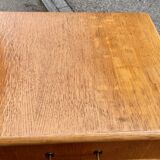 Asymmetrical wardrobe light oak 1950