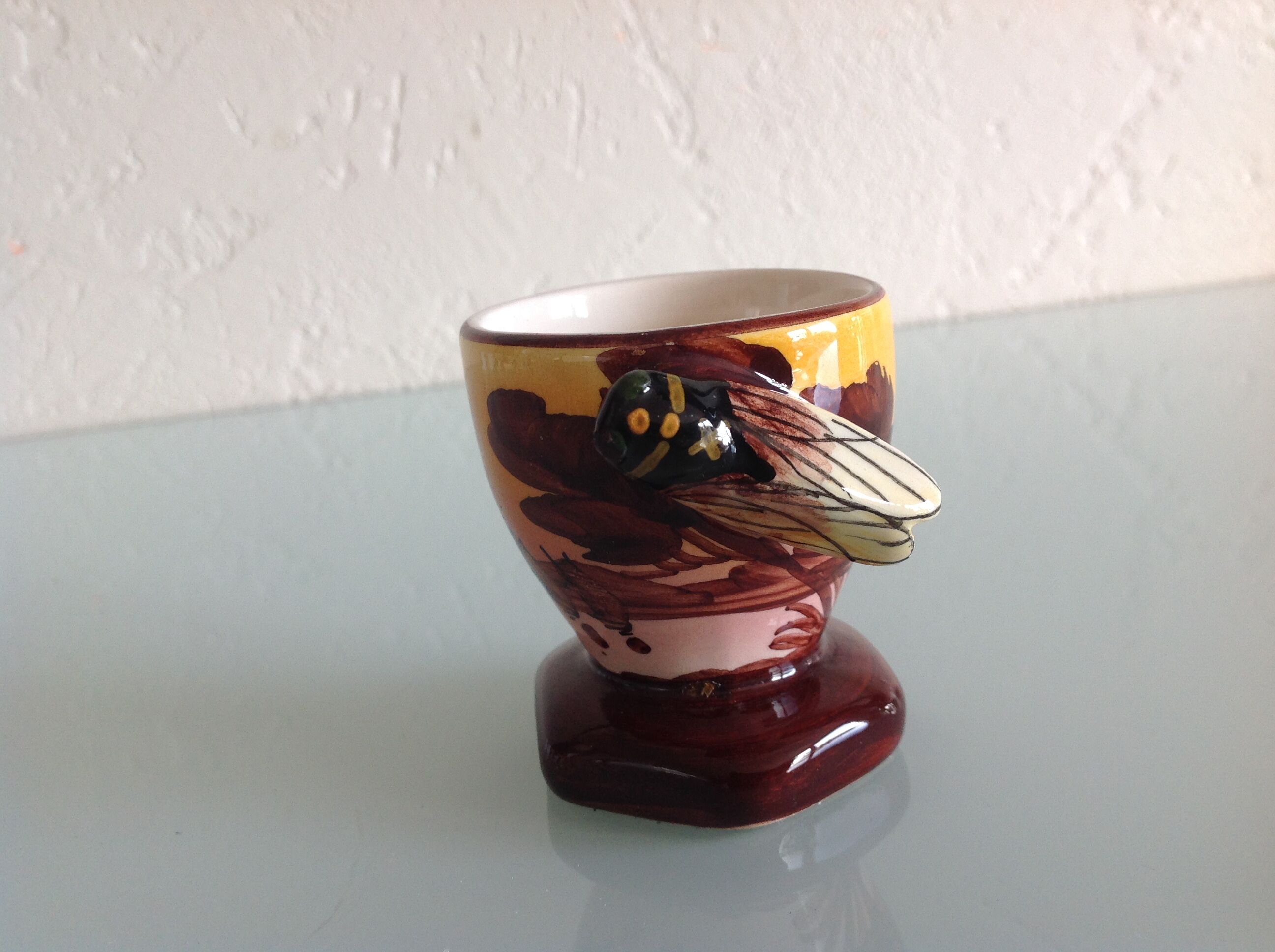 Former cockroach in Vallauris cermic / vintage 50-60s