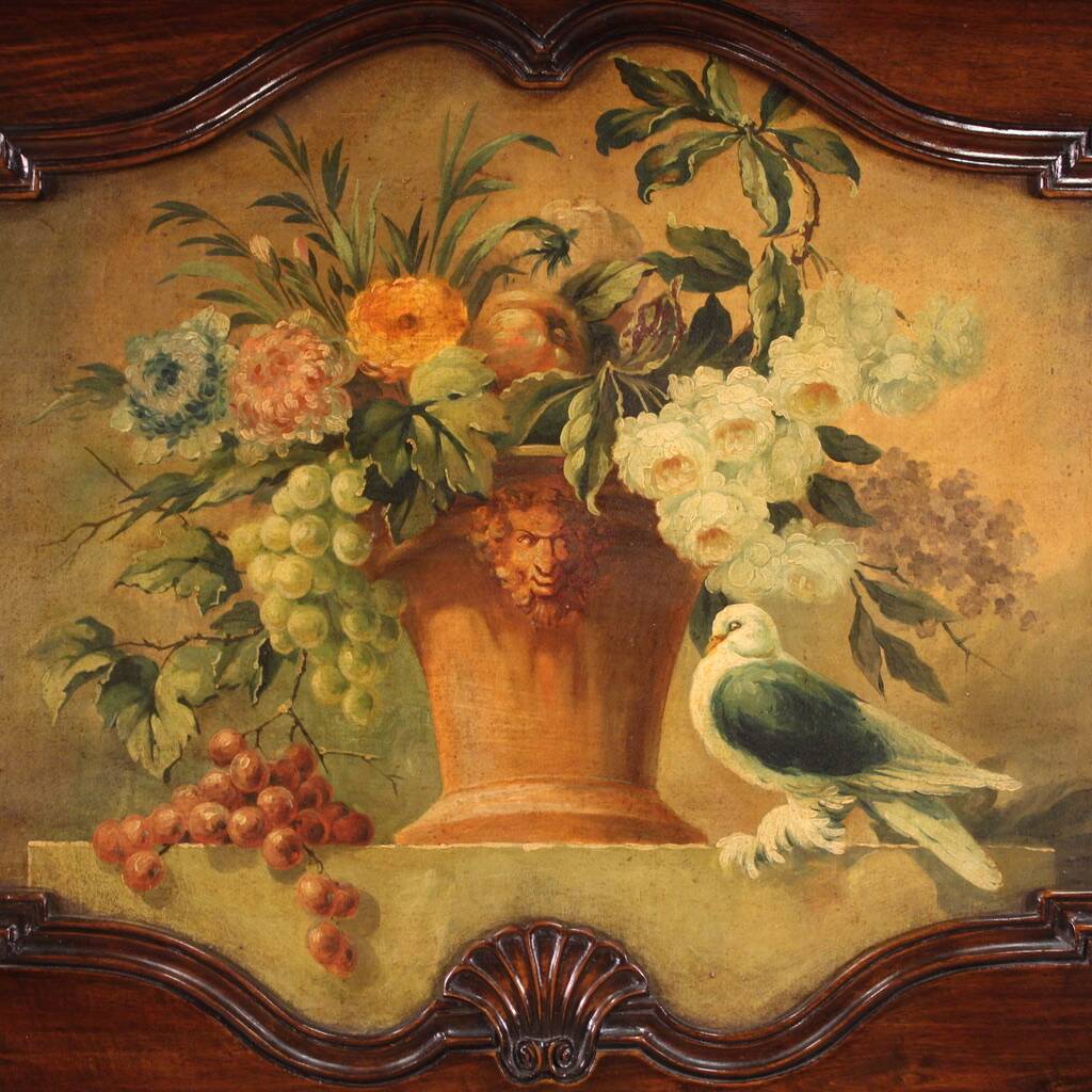 Miroir de cheminée italien du XXe siècle