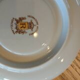Gold pattern porcelain coffee cups