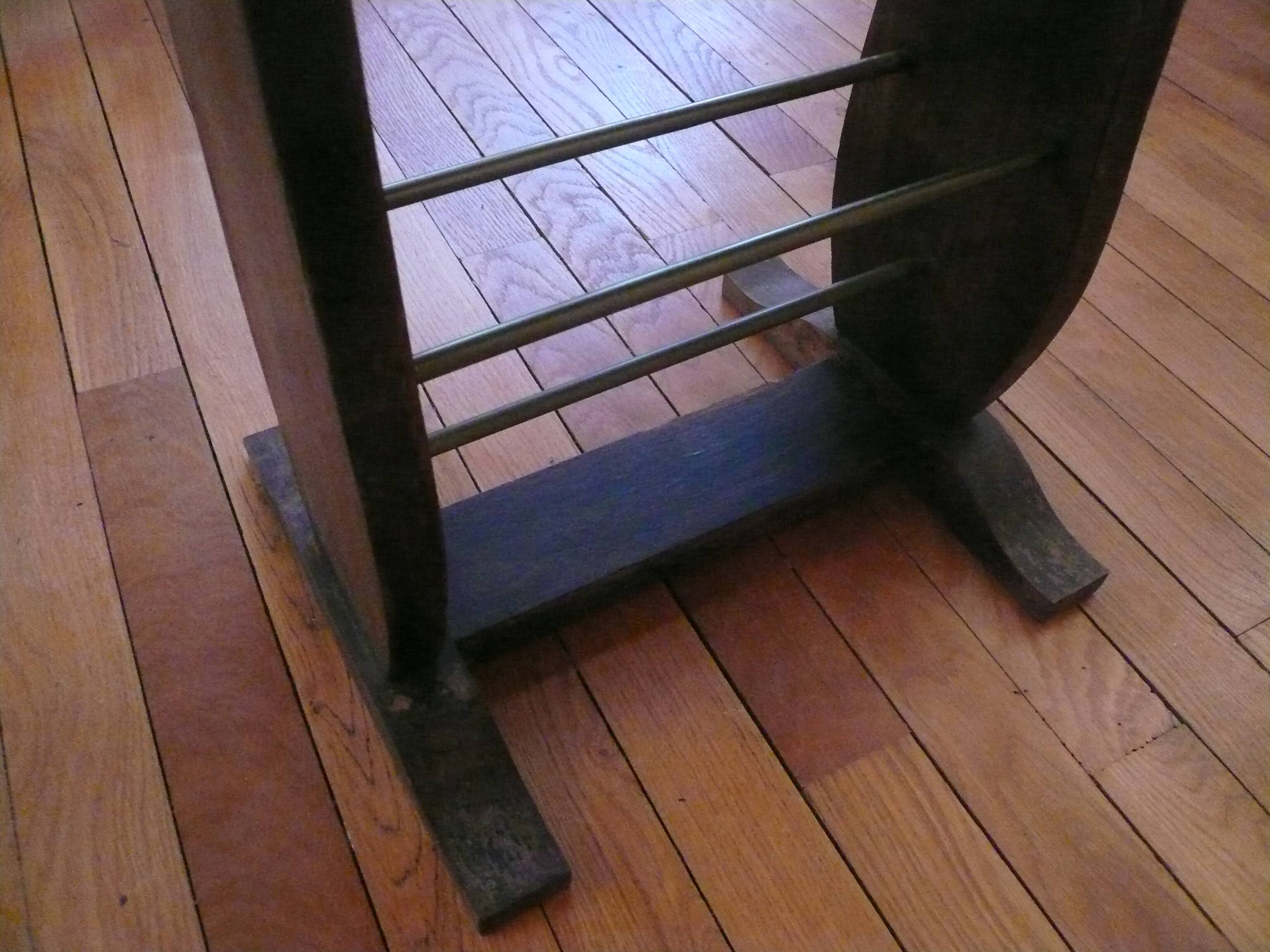 art deco pedestal table to renovate