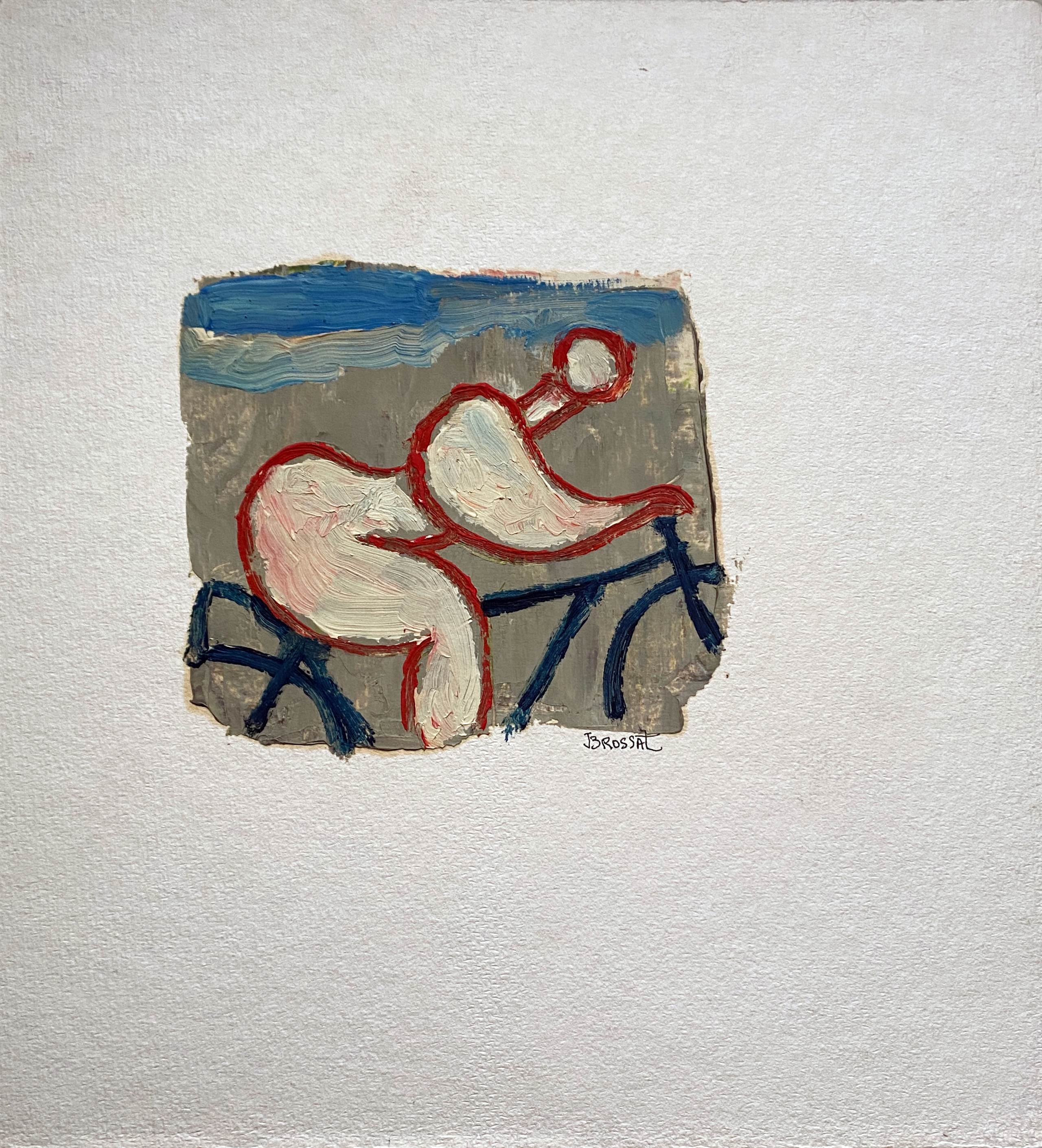 Table "The cyclist" HSP cycling sport by J.M. Brossat