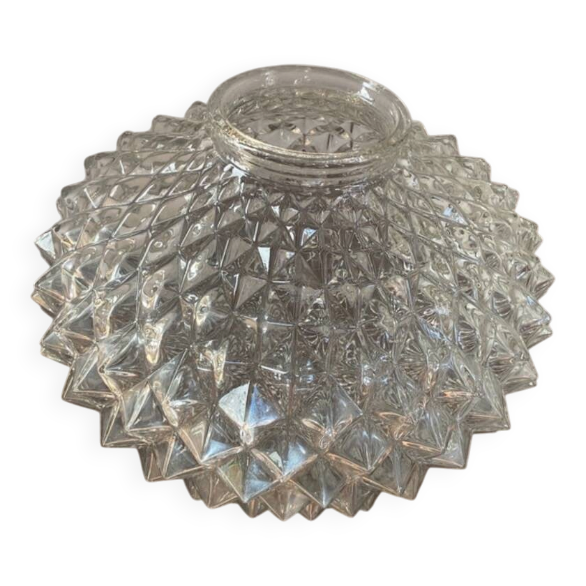 Globe en verre, pointe de diamant