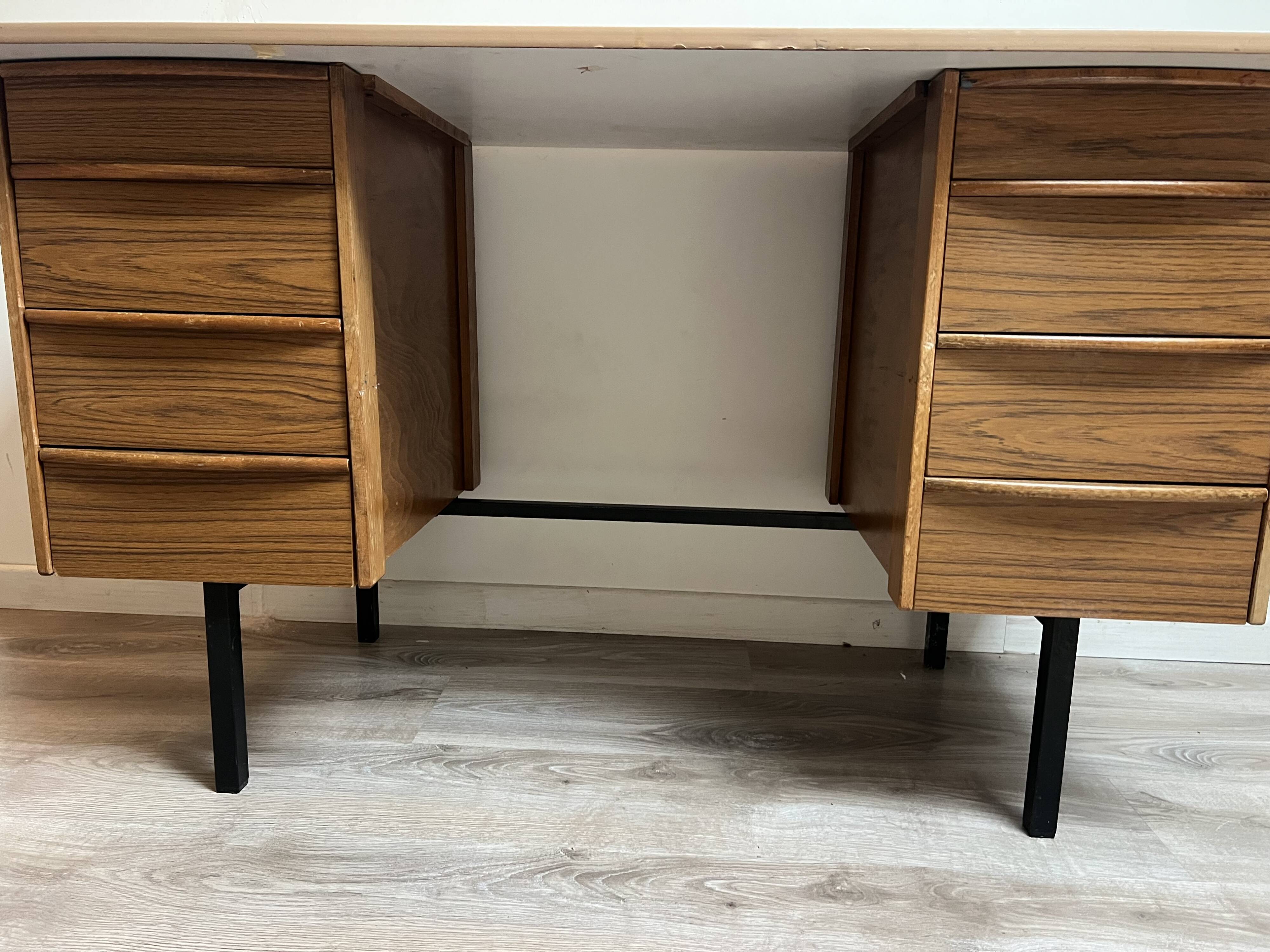 Vintage wood and formica desk