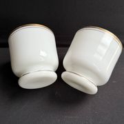 Pair of cache-pots – opaline crystal – 19th century
