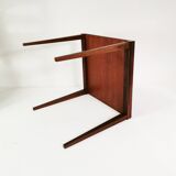 Minimalist rosewood table, Denmark, 1960s