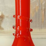Vase soliflore "arum" en verre soufflé Murano