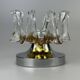 60s 70s wall lamp Wall Sconce made of metal & Murano glass Space Age design
