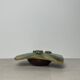 Glazed ceramic flowerpot vase