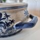 Beautiful Chinese glazed porcelain cachepot or pot, an authentic piece