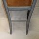 Chaise ancienne style louis XVI cannage gris galet