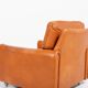 Danish Modern cognac leather armchairs from 1960’s