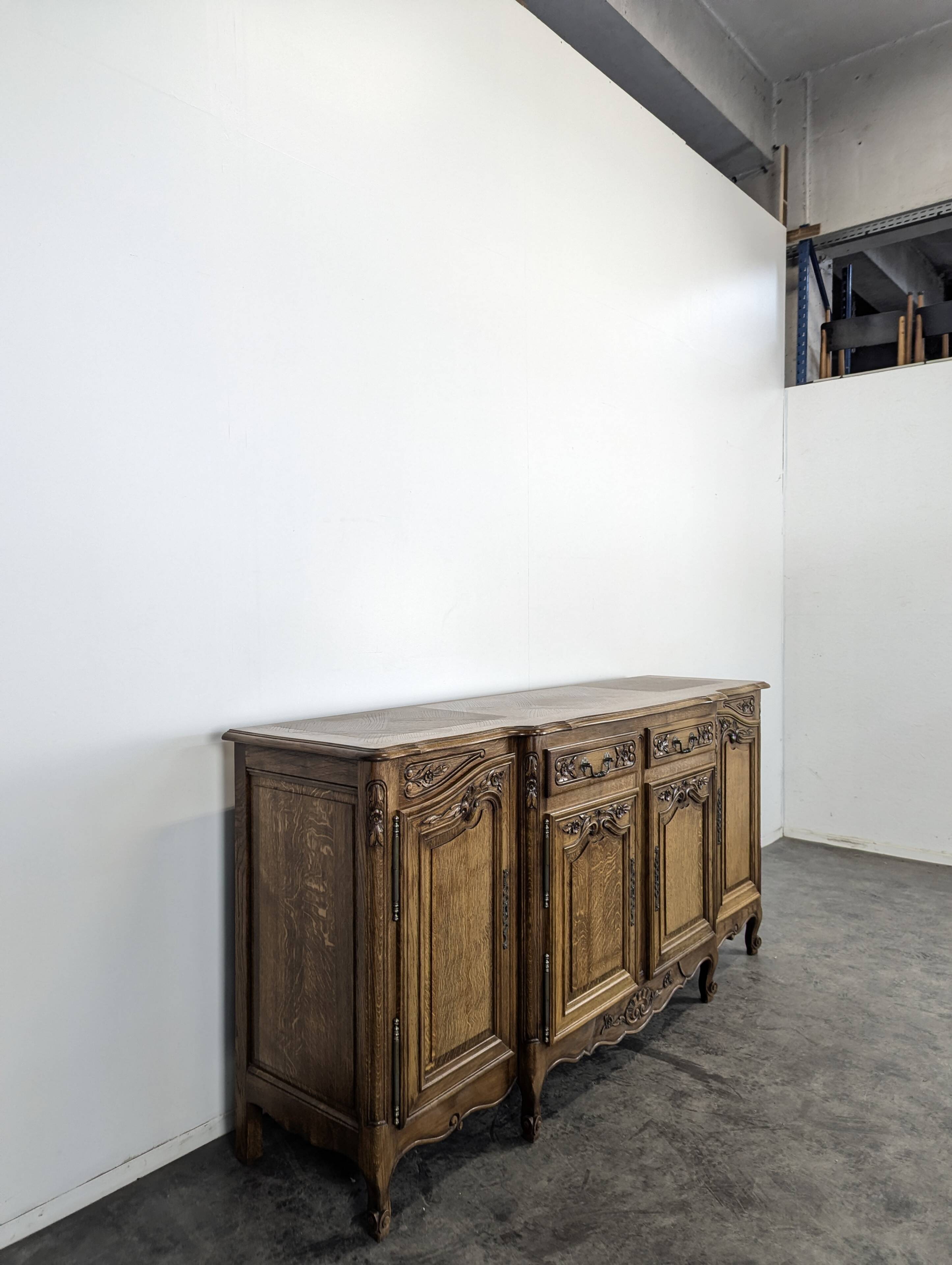 Neo-Rustic Sideboard in Solid Oak