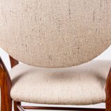 Danish teak and fabric armchair model BO-72, Finn Jhul for Bovirke 1946.