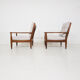Set of 2 oak lounge chairs, The Netherlands 1960’s