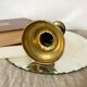 Column brass candle holder