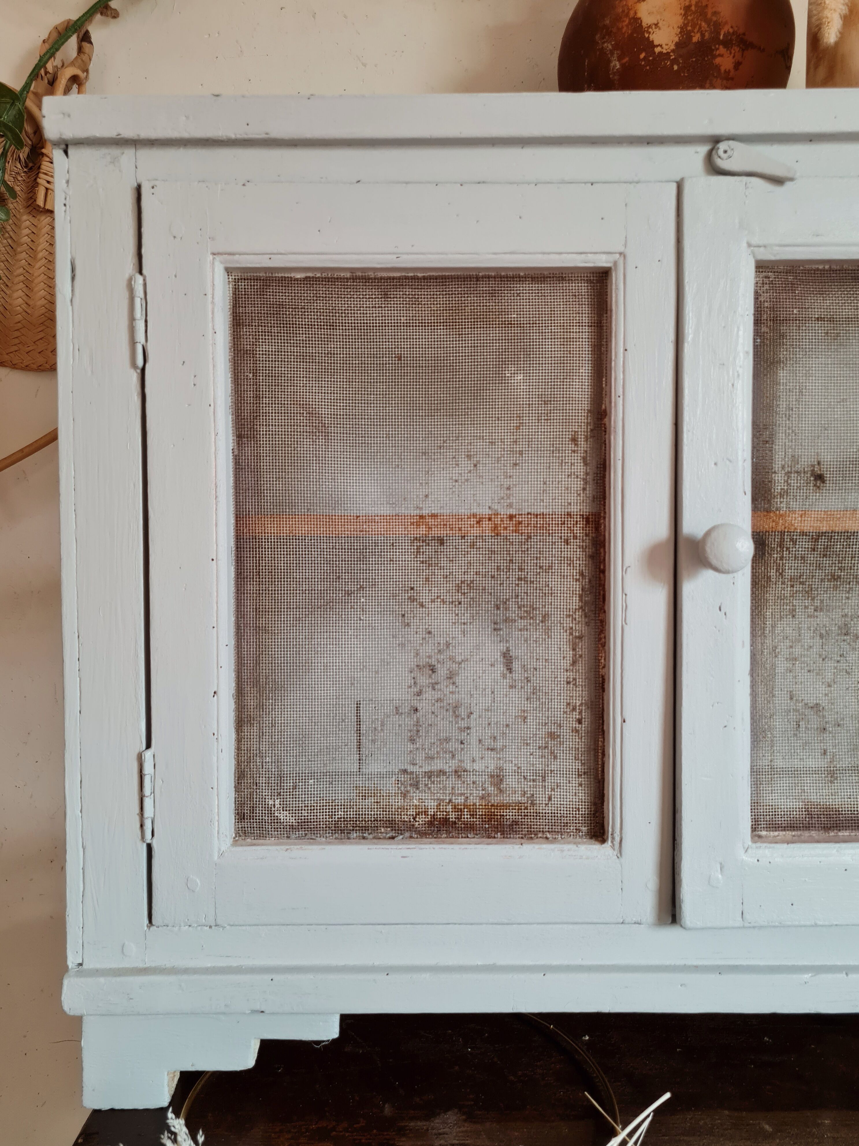 Wood pantry and old fence