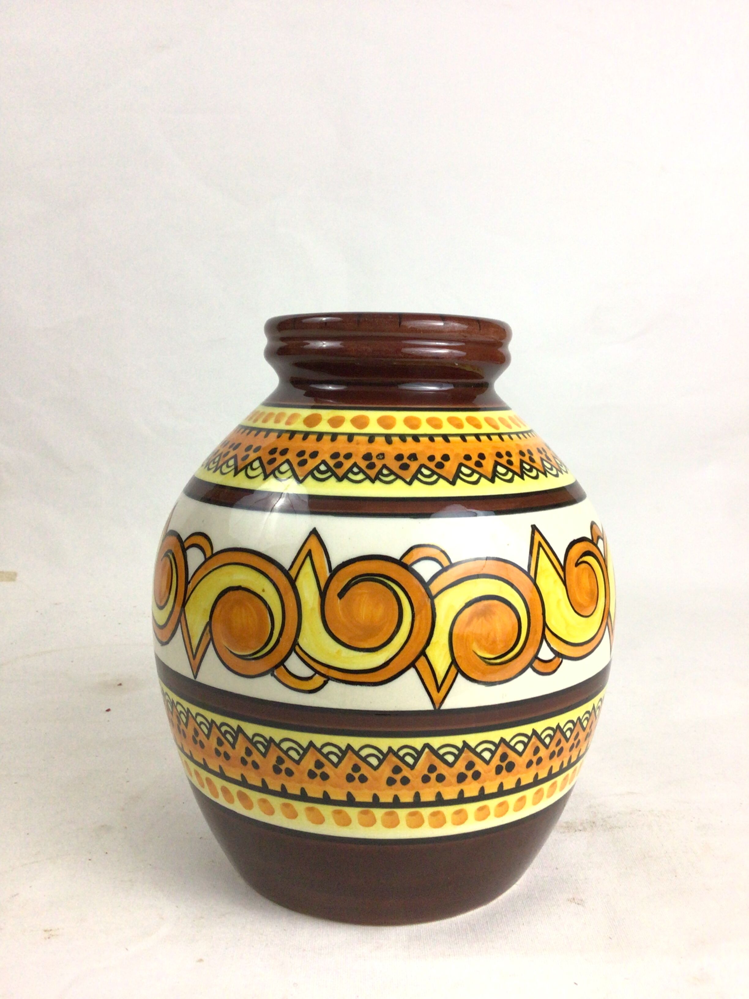 Ceramic vase from Quimper Henriot