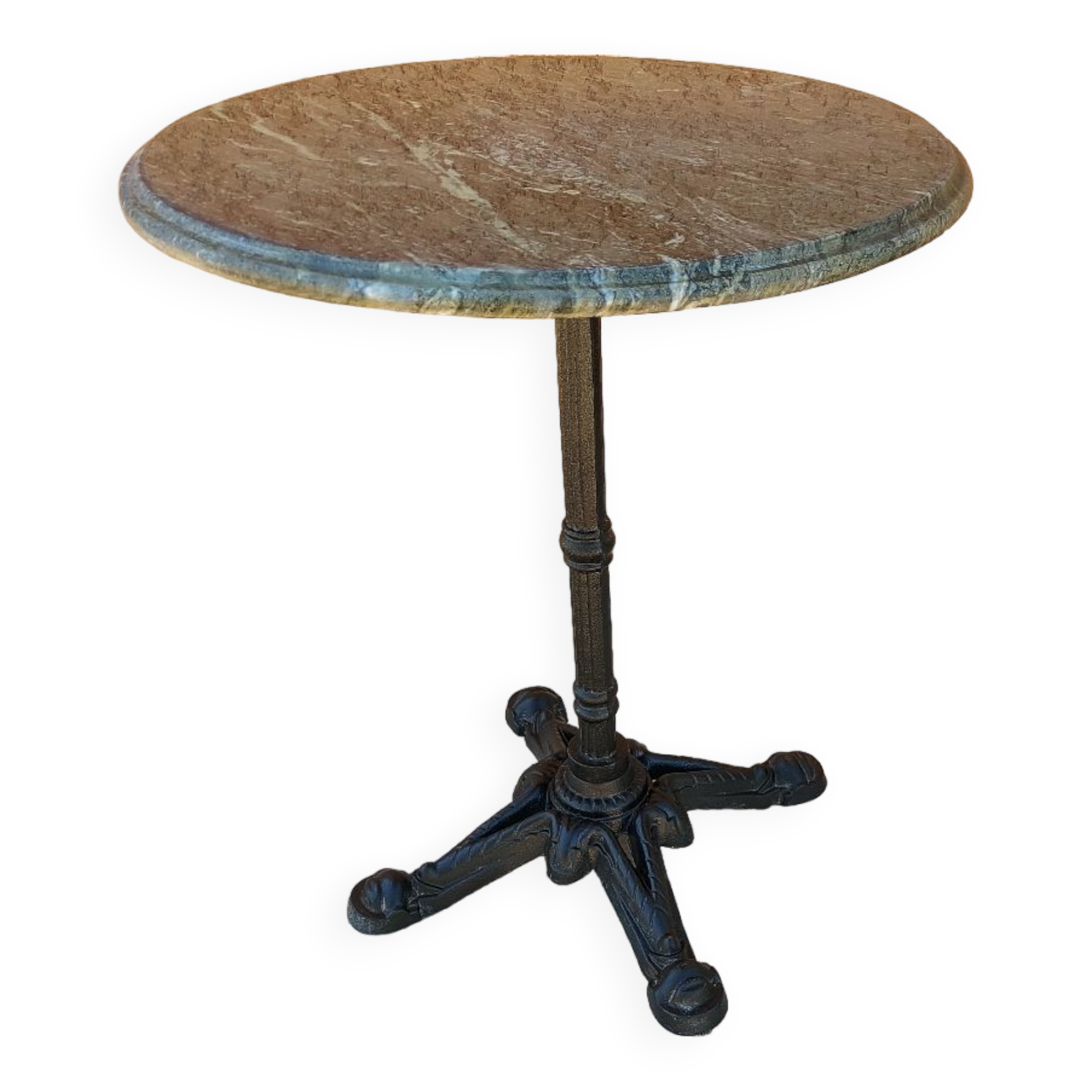 Vintage marble gueridon table 1980s