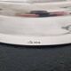 Christofle - Oval serving platter model Crossed Ribbons - in silver-plated metal
