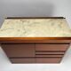 Italian Dry Bar attributed to Angelo Mangiarotti for Molteni in Wood and Marble, 1960s