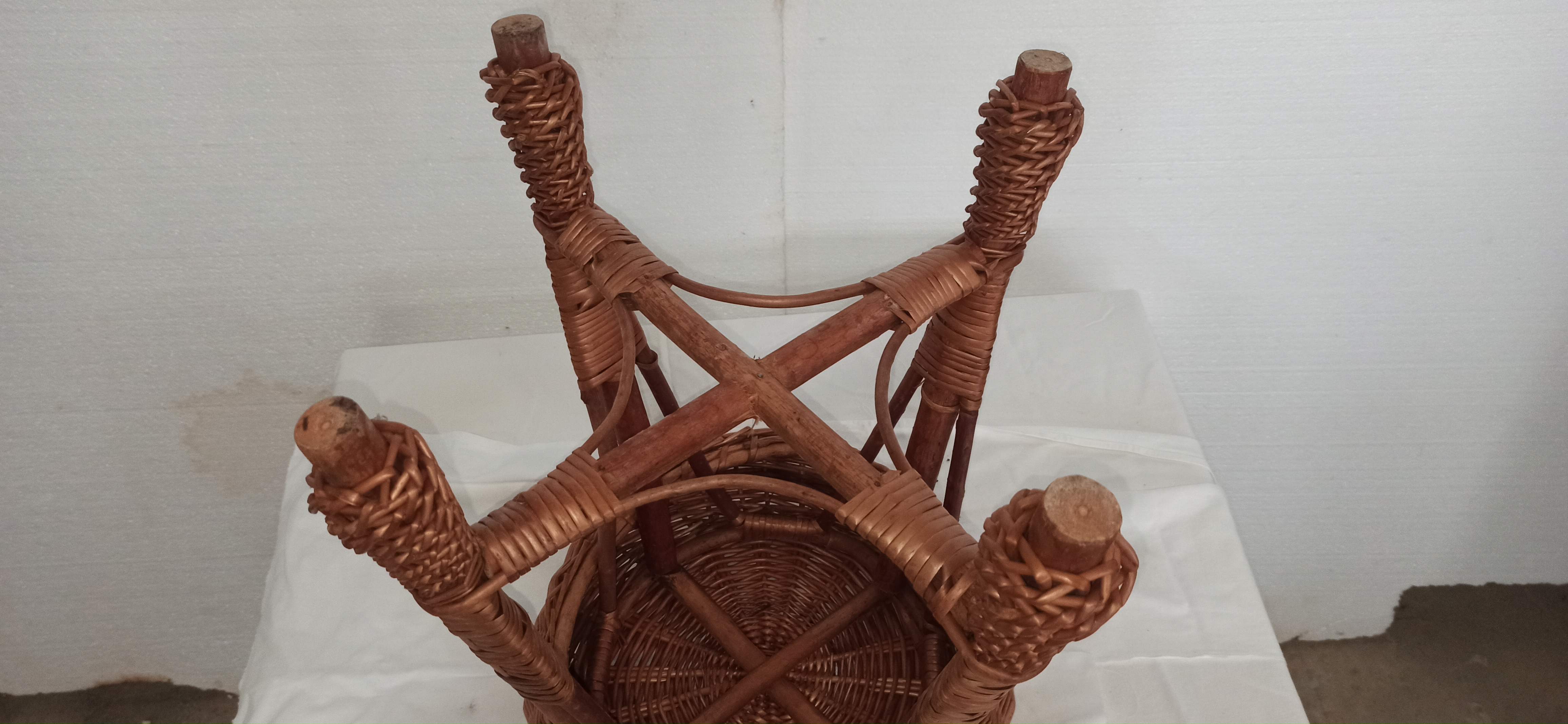Rattan stool