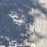 Hand-made linen tablecloth for reception