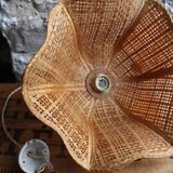 Rattan flower hanging