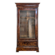 Flamed Mahogany Display Cabinet Louis Philippe Era